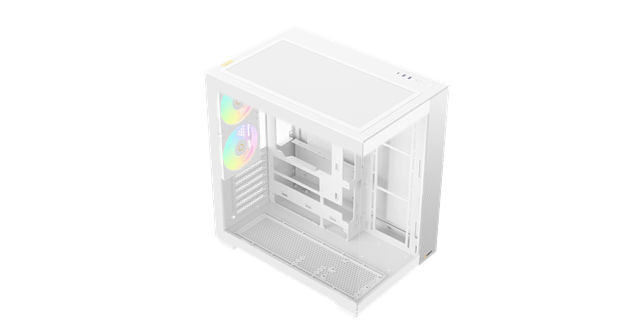 Корпус Ocypus Delta C74 WH ARGB (Delta-C74-WHD200XX-GL) [Midi Tower, 2 x 120 мм, белый]