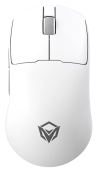 Мышь MeeTion GW40 Pro (MT-GW40PRO-B WH+Gray) [проводная + беспроводная, светодиодная, 7200 DPI, 1000 Гц, белый]