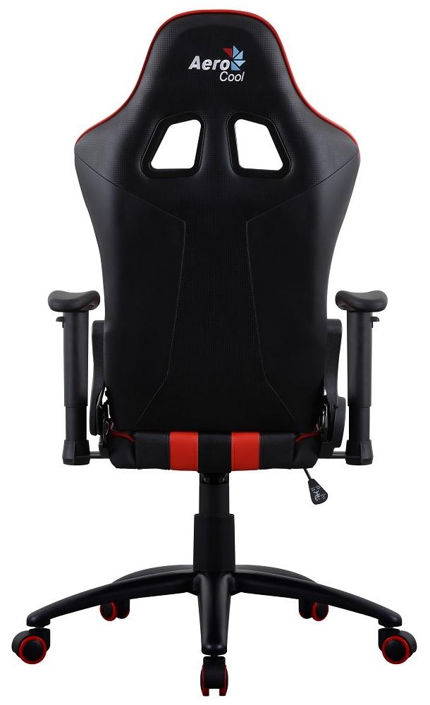 Игровое компьютерное кресло Aerocool AC120 AIR-BR, красный