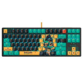 Клавиатура Bloody AT87 Renegade Black Midnight SAVAGE [оптическая, проводная, RGB подсветка, Bloody Alpha, черная]
