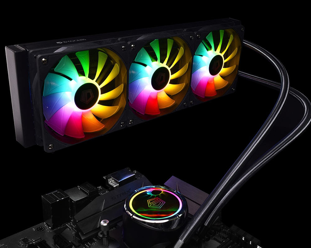 Водяное охлаждение процессора ID-Cooling Zoomflow 360X ARGB, ARGB подсветка