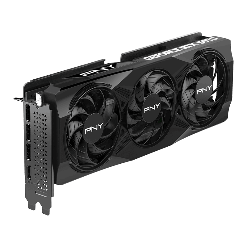 Видеокарта PNY GEFORCE RTX TM 5070 12GB Triple Fan (VCG507012TFXPB1) [12 ГБ, GDDR7, 192 бит, HDMI, DisplayPort (3 шт)]