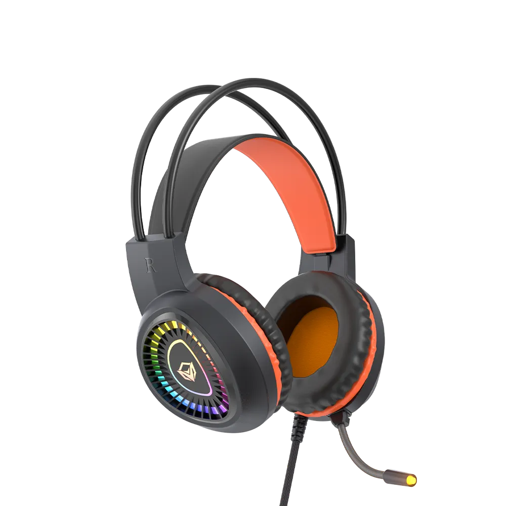 Клавиатура+мышь+коврик+наушники MeeTion C505 [мембранная, проводная, RGB подсветка, черная]