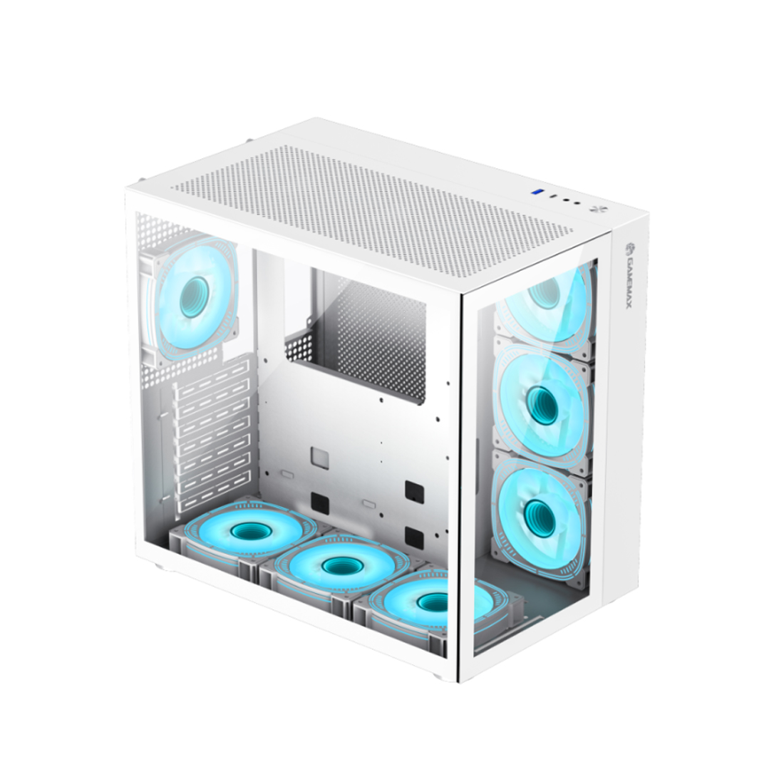 Корпус GameMax Infinity WH (9101-0000R0189) [Midi Tower, белый]