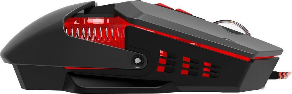 Мышь Acer Nitro OMW302 (ZL.MCECC.025) [проводная, светодиодная, 7200 DPI, подсветка, черная]