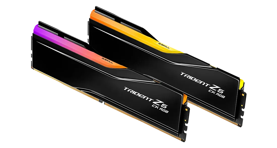 Комплект оперативной памяти G.Skill Trident Z5 CK RGB (F5-9000C4256H24GX2-TZ5CRK) [48 ГБ, DDR 5, 9000 МГц, 1.45 В, подсветка, KIT]