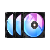 Комплект вентиляторов для корпуса Ocypus Delta F12 BK ARGB 3-IN-1 3x [120 x 120 мм, 2000 об/мин, 73 CFM, 29 дБ, PWM]