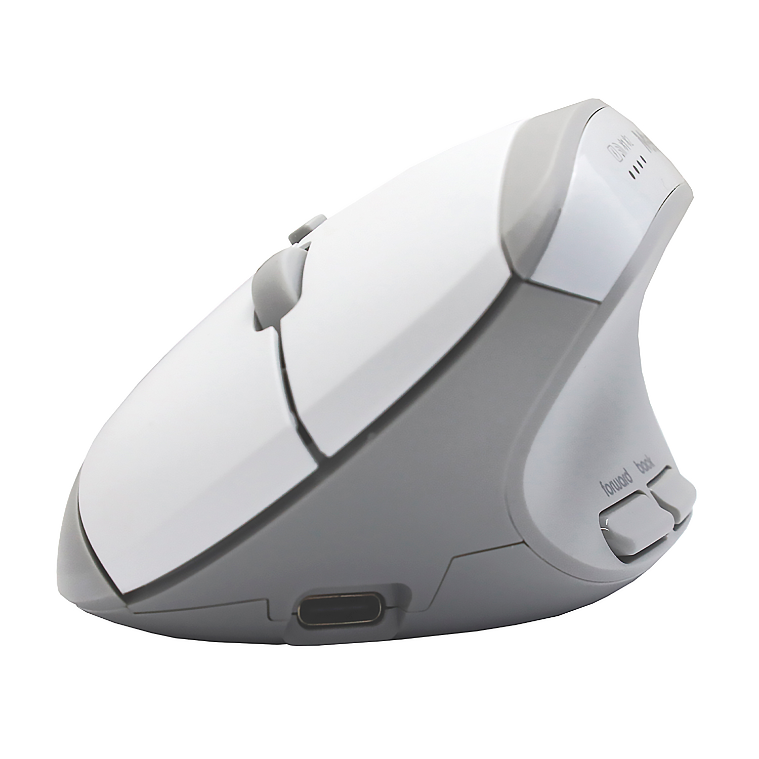 Мышь MeeTion BTM008 [проводная + беспроводная, светодиодная, 2400 DPI, серый]