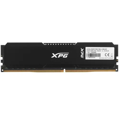 Оперативная память Adata XPG GAMMIX D20 (AX4U320016G16A-CBK20) [16 ГБ, DDR 4, 3200 МГц, 1.35 В]