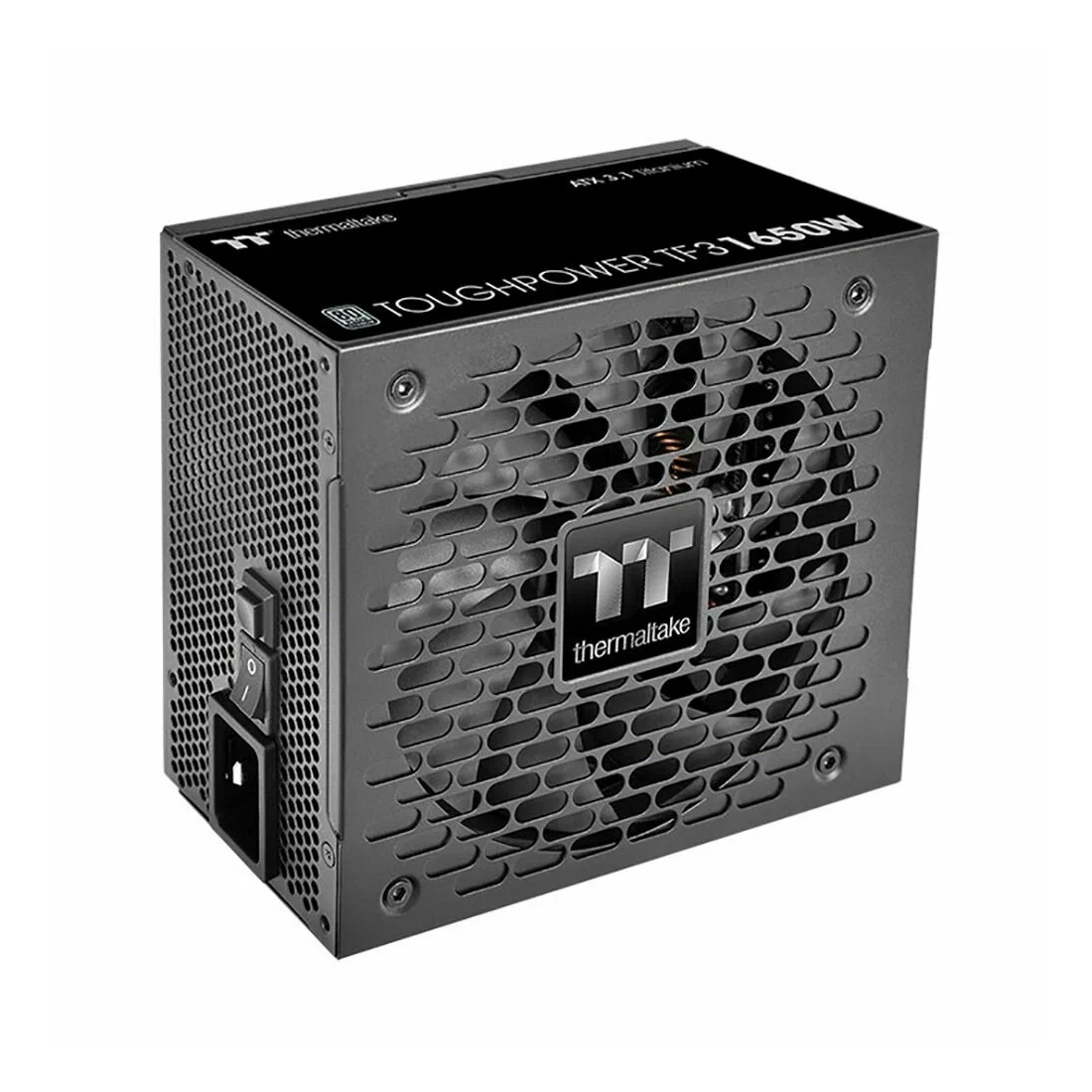 Блок питания Thermaltake Toughpower TF3 1650W (PS-TPD-1650FNFATE-1) [1650 Вт, 80 PLUS Titanium, 16x SATA, 2 x 16 pin (12VHPWR), 8 x 6+2 pin PCIe, 2x 4+4 pin CPU, EPS12V, ATX]