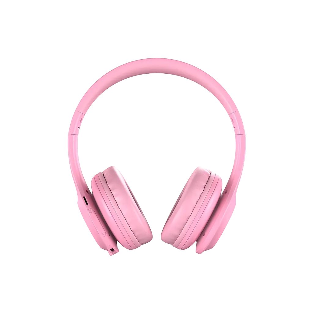 ttec SoundBuddy Funled Kids On-Ear Wireless Bluetooth Headphones (2KM172BP), розовый