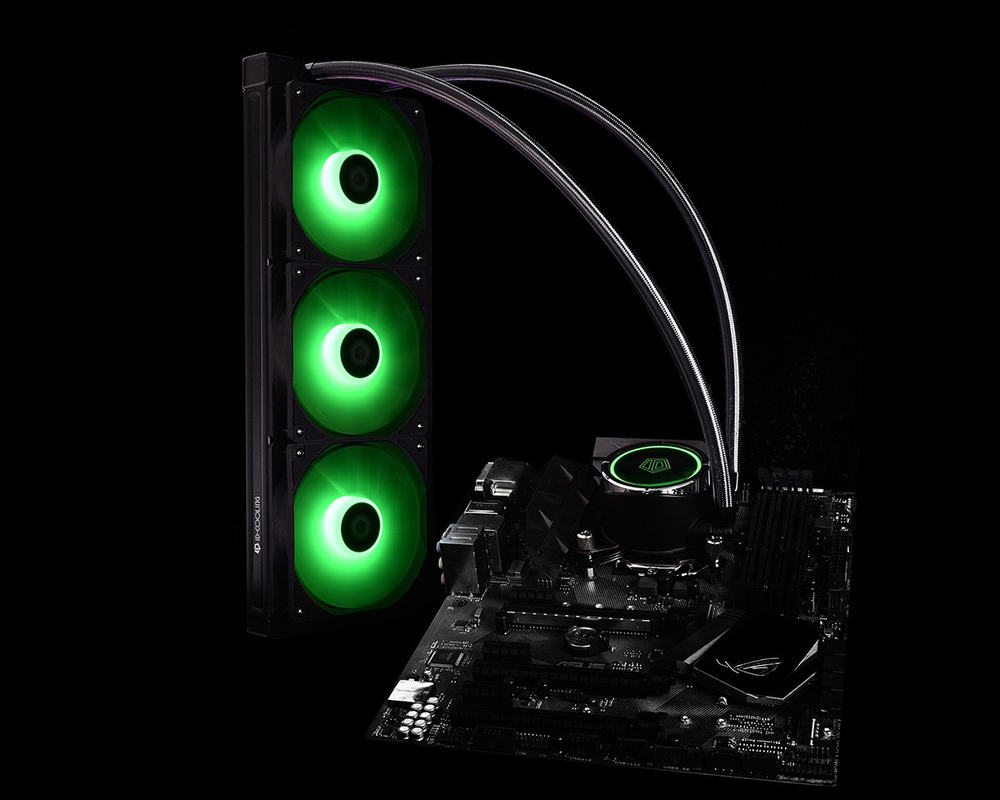 Водяное охлаждение процессора ID-Cooling Zoomflow 360X ARGB, ARGB подсветка