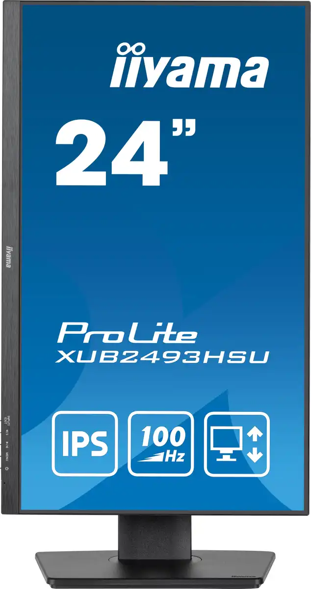 Монитор Iiyama ProLite PL2493HS (XUB2493HSU-B7 A) [23.8", IPS, 1920x1080, 100 Гц, 1 мс, HDMI, DisplayPort]