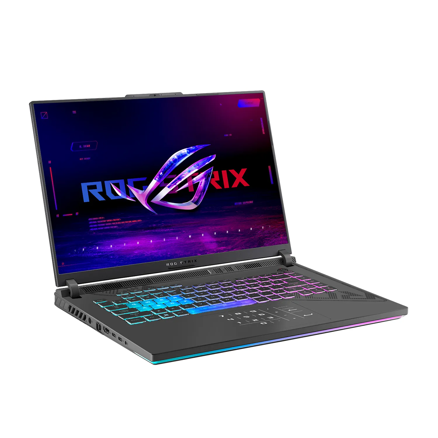 Ноутбук Asus ROG Strix G16 G614JZ-N3069 (90NR0CZ1-M00520) [16", Core i9-13980HX, 32 ГБ ОЗУ, 1 ТБ SSD, RTX 4080, DOS]