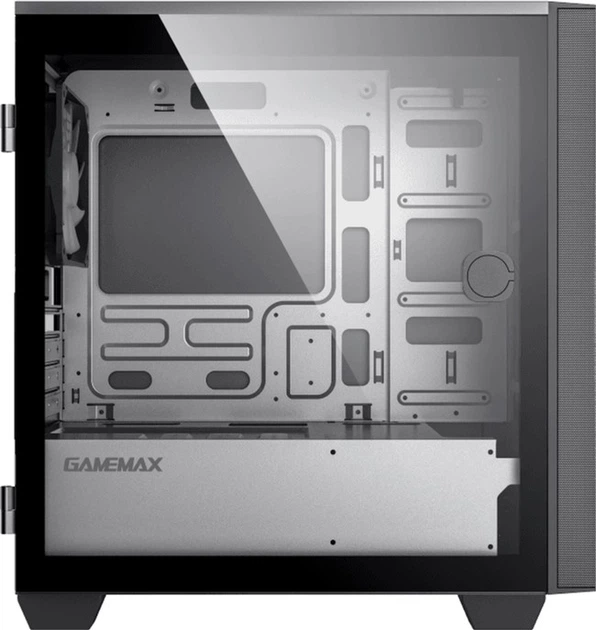 Корпус GameMax Aero mini ECO Black (1110-6607R0018) [Mini Tower, 3 x 120x120 мм, черный]