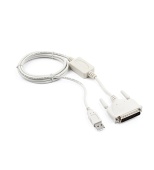 Адаптер RS-232, Cablexpert UAS112, 1.8m USB to Serial converter, DB25M