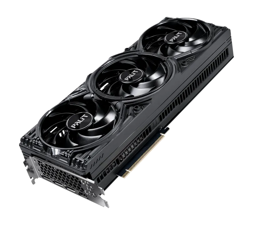 Видеокарта Palit RTX 5070 GAMINGPRO OC 12GB (NE75070T19K9-GB2050A) [12 ГБ, GDDR7, 192 бит, HDMI, DisplayPort (3 шт)]