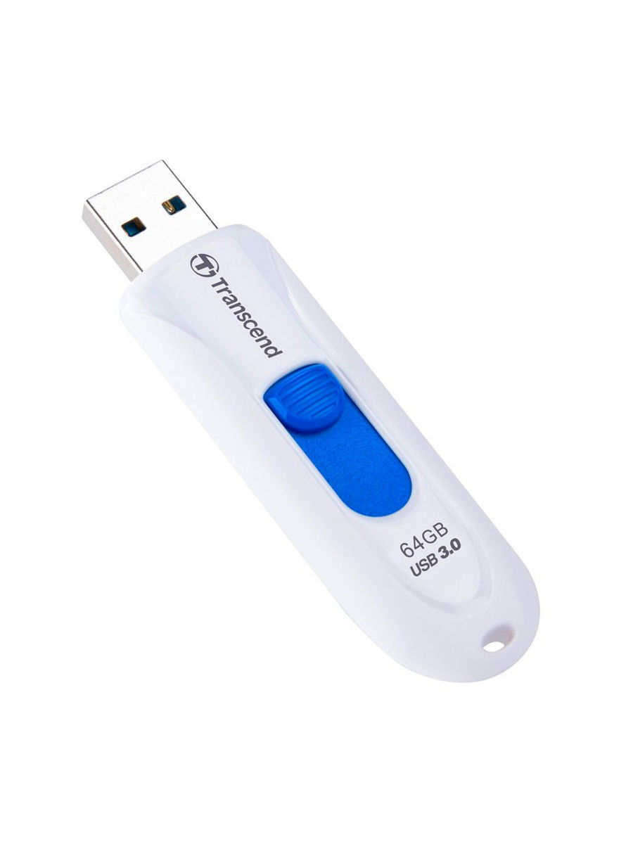 USB Флеш Transcend TS64GJF790W, 64GB/ USB 3.0/ белый
