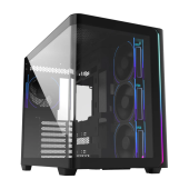 Корпус FSP M580PLUS (M580-BP) [Midi Tower, 4x 120 мм ARGB, черный]