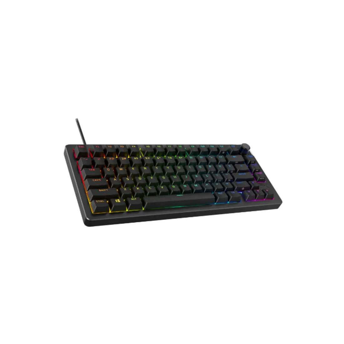 Клавиатура HyperX Alloy Rise 75 (91Y91AA#ACB) [механическая, проводная + беспроводная, RGB подсветка, HyperX Linear Switch, черная]