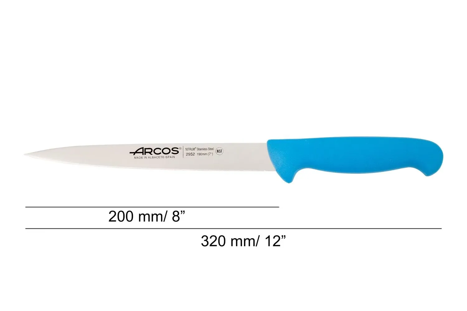 Нож Arcos 2900 (295223), гибкий, 190мм, синий