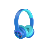 ttec SoundBuddy Funled Kids On-Ear Wireless Bluetooth Headphones (2KM172GM), синий