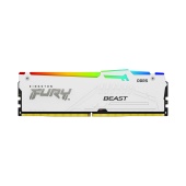 Оперативная память Kingston FURY Beast White RGB (KF560C30BWEA-16) [16 ГБ, DDR 5, 6000 МГц, 1.1 В, подсветка]