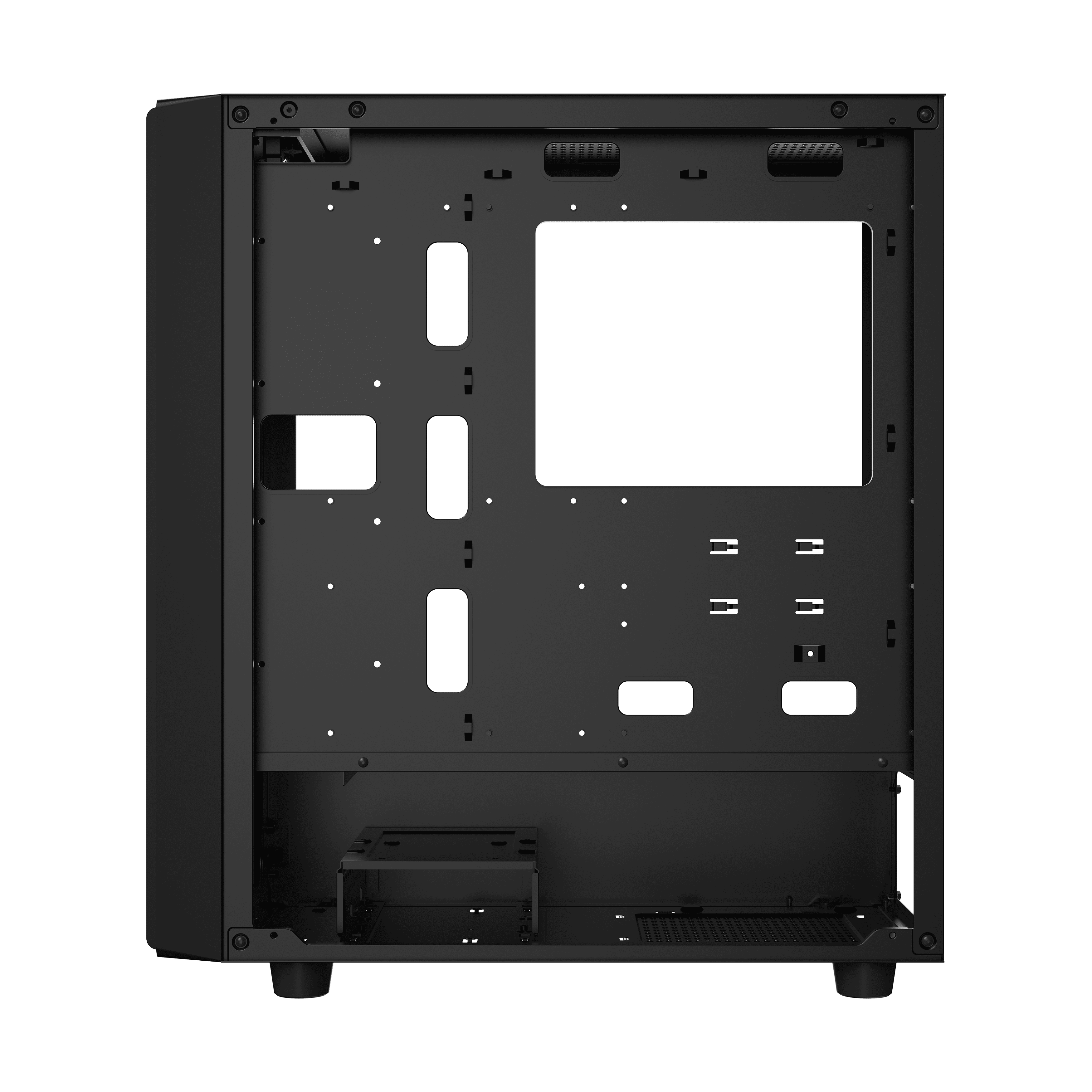 Корпус Ocypus Gamma C70 (Gamma-C70-BKG000XX-GL) [Midi Tower, черный]