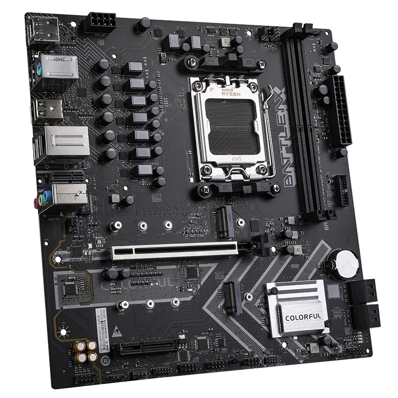 Материнская плата Colorful BATTLE-AX (B650M-E PRO V14) [AM5, AMD B650, 2xDDR 5, 2xM.2, 1xPCI-E x16, Micro-ATX]