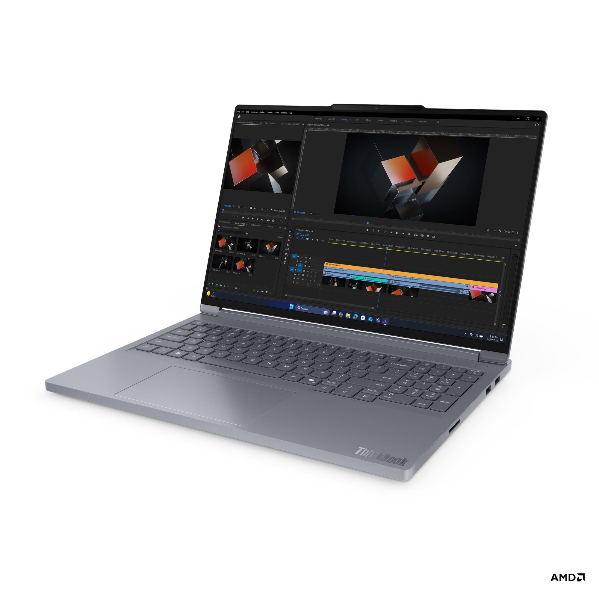 Ноутбук Lenovo ThinkBook 16p G6 ADR (21U00015FW) [16", Ryzen 9 8940HX, 16 ГБ ОЗУ, 1 ТБ SSD, RTX 5060, DOS]