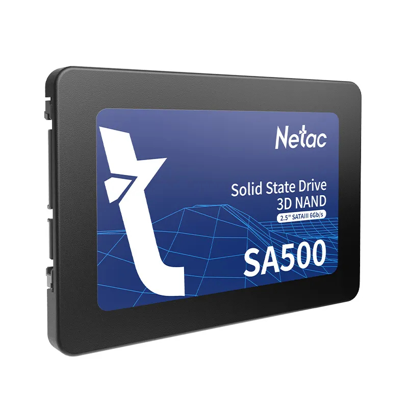 SSD накопитель Netac SA500 (NT01SA500-512-S3X) [512 ГБ, 2.5" SATA III, чтение: 520 МБ/с, запись: 450 МБ/с, TLC]