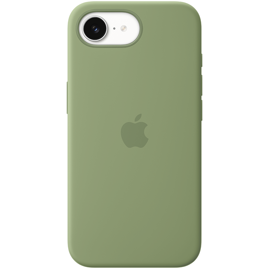 iPhone 17e Silicone Case with MagSafe - Light Moss,Model A3646