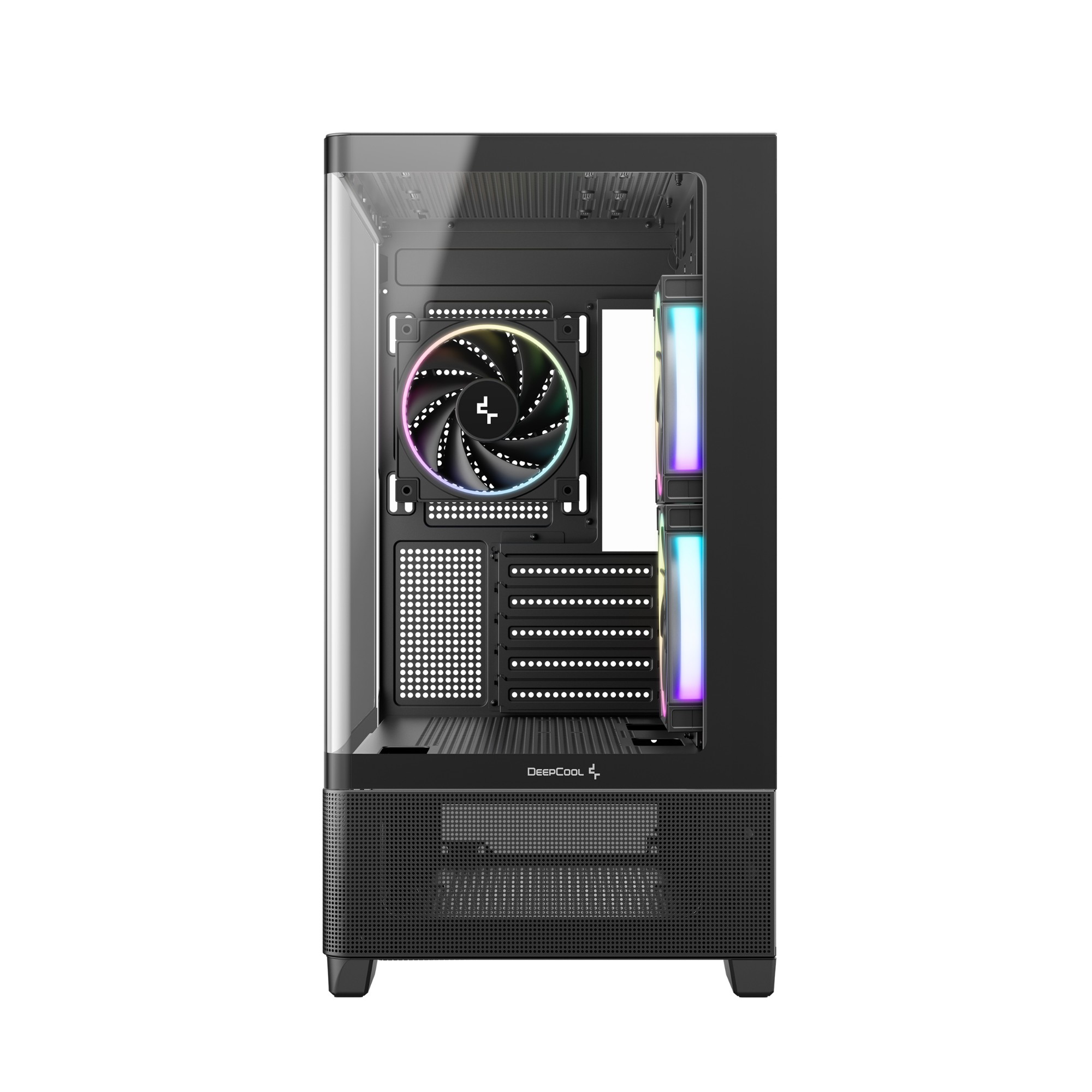 Корпус DeepCool CG380U 3F (R-CG380U-BKAGM3-G) [Midi Tower, 3х 120 мм ARGB, Черный]