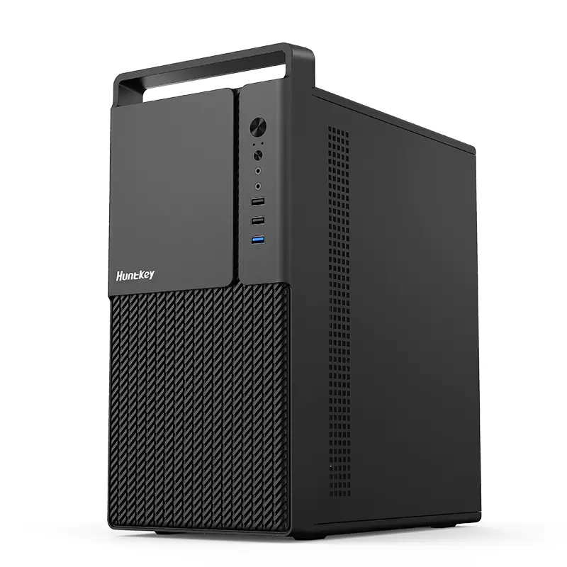 Корпус HuntKey BU406 [Midi Tower, черный]