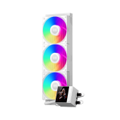 Система охлаждения PCCooler DC360 Pro ARGB Display WH [120 мм, 2500 об/мин, 39.8 дБ, 4 pin]