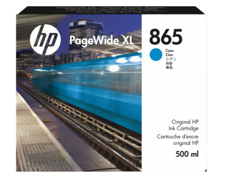 Картридж HP Europe PageWide XL (3ED85A) Голубой 500 мл