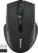 Мышь Defender Accura MM-665 [беспроводная, светодиодная, 1600 DPI, черная]
