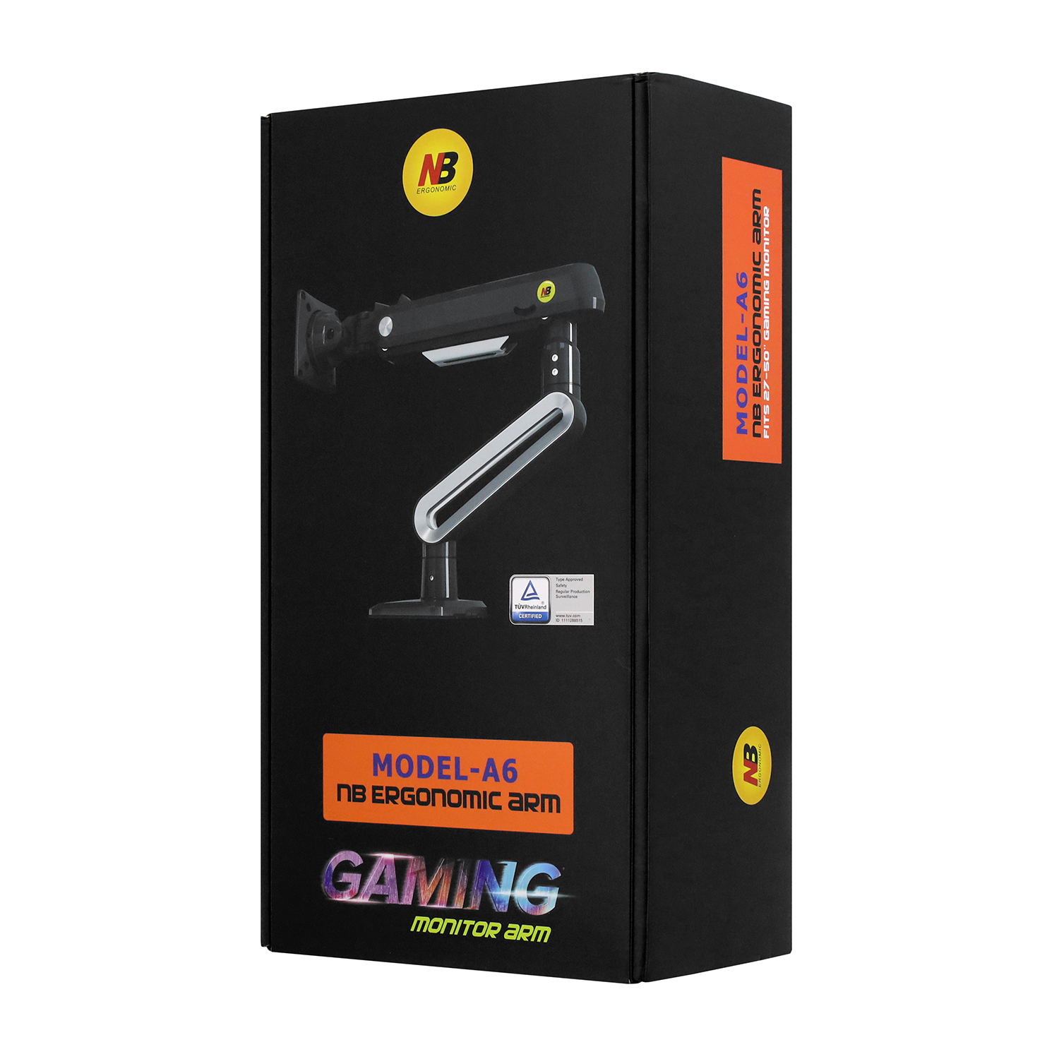 Крепление настольное, NB A6 BLACK, 27''-50'', 5-18кг, VESA 75-100