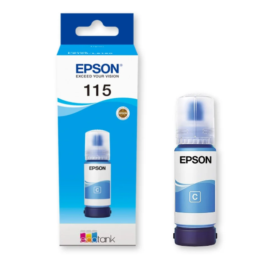 Чернила Epson C13T07D24A, оригинальный, голубой, 70 мл