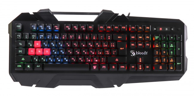 Клавиатура+мышь игровая Bloody B2500 USB, LED-подсветка клавиш, 1.8 m