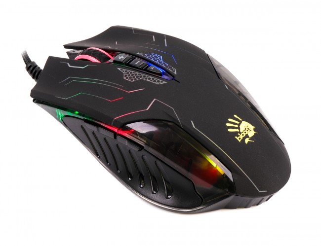 Клавиатура + мышь игровая Bloody Q1300 USB, LED-подсветка по бокам, 1.8 m, Мембранная/ Проводная/ Клавиш - 104/ Подсветка