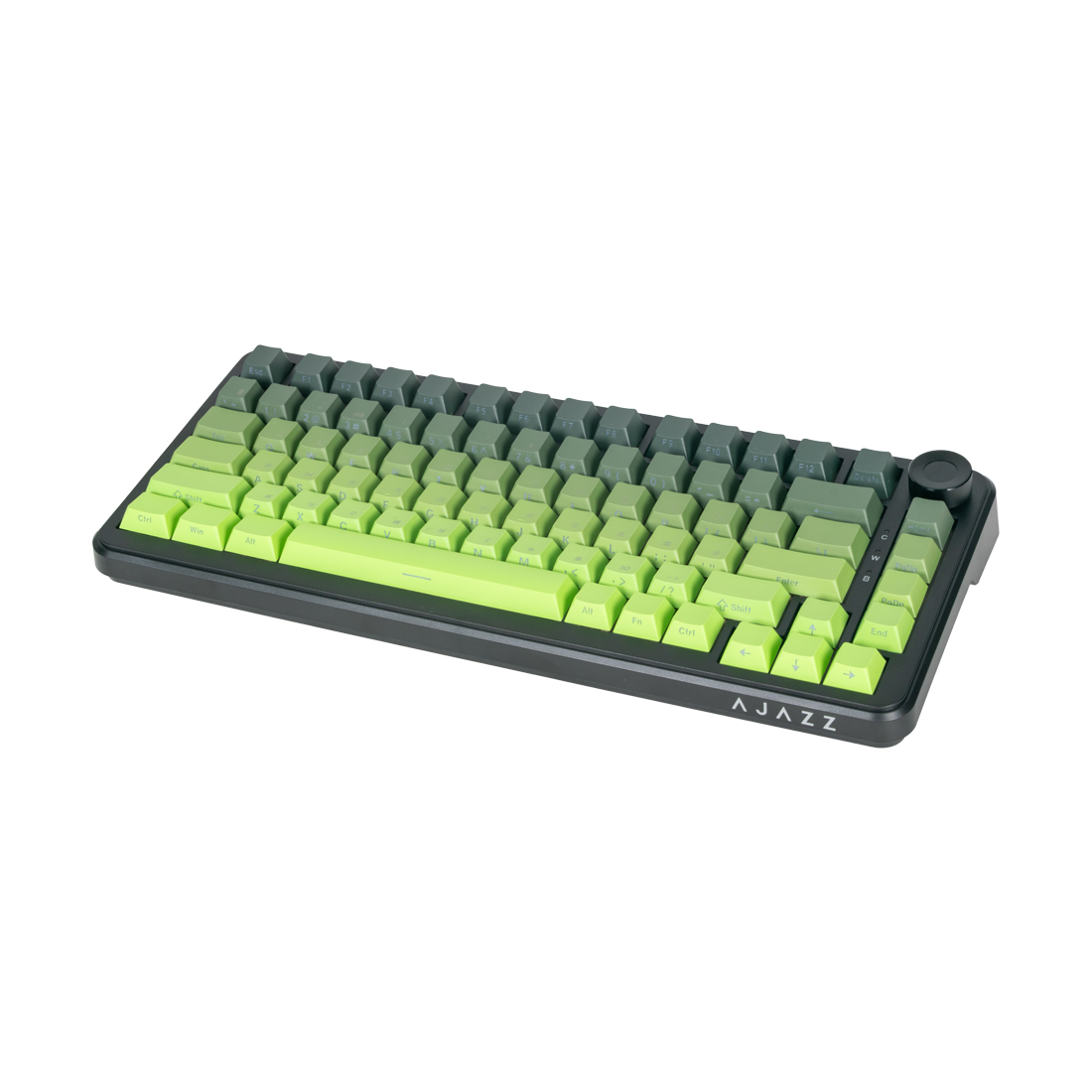 Клавиатура Ajazz AK820 Max Plus [механическая, проводная + беспроводная, RGB подсветка, Ajazz Dream Weaving Switches, зеленая]