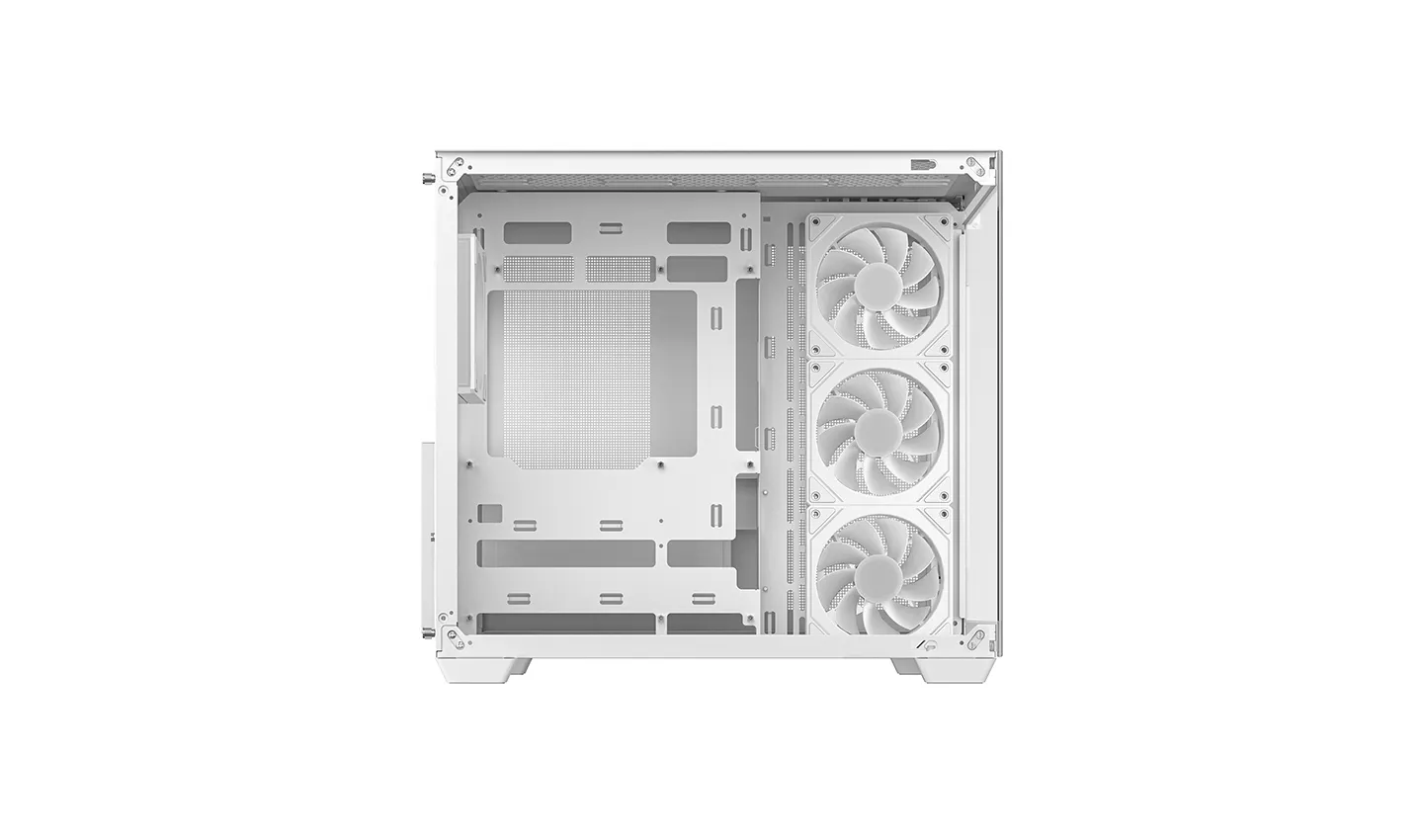 Корпус DeepCool CG530 4F WH (R-CG530-WHADA4-G-1) [Midi Tower, 4x 120 мм ARGB, белый]