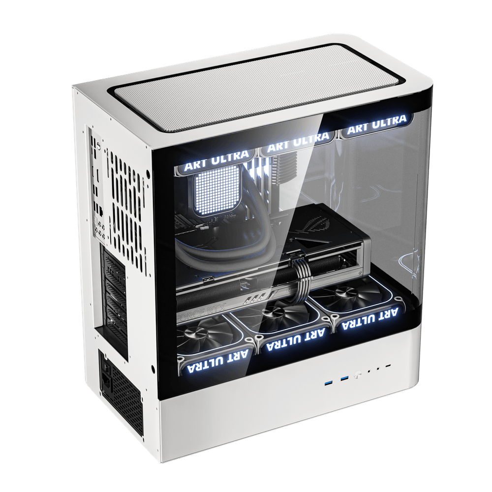 Корпус darkFlash HM1 (DF-HM1-ATX) [Midi Tower, Белый]