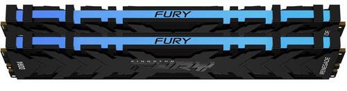 Комплект оперативной памяти Kingston Fury Renegade RGB [KF436C16RBAK2/16] [16 ГБ DDR 4, 3600 МГц, 28800 МБ/с, 1.35 В, подсветка, KIT]