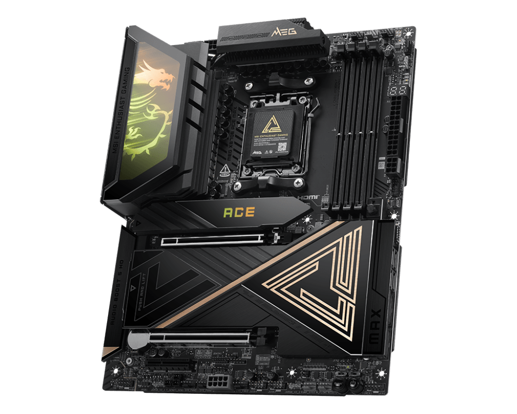 Материнская плата MSI MEG X870E ACE MAX AM5 4xDDR5 4xSATA3 RAID 5xM.2 4xType-C ATX