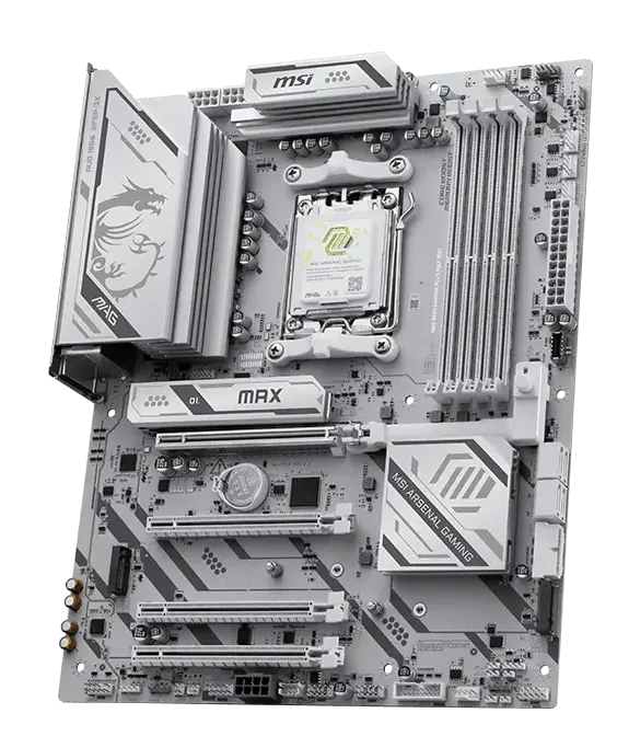 Материнская плата MSI MAG B850 GAMING PLUS MAX WIFI [AM5, AMD B850, 4xDDR 5, 3xM.2, 4xPCI-E x16, Standard-ATX]