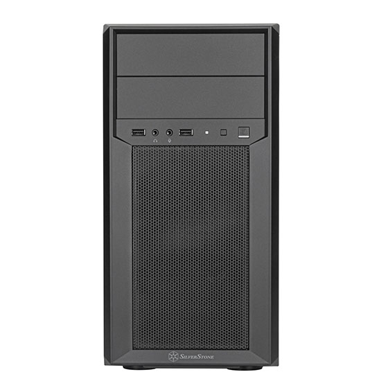 Корпус SilverStone FARA 313 (SST-FA313-B-C) [Mini Tower, 1x 120 мм, черный]