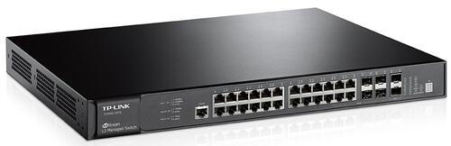 Коммутатор управляемый L3 GbE 24-портовый Tp-Link T3700G-28TQ