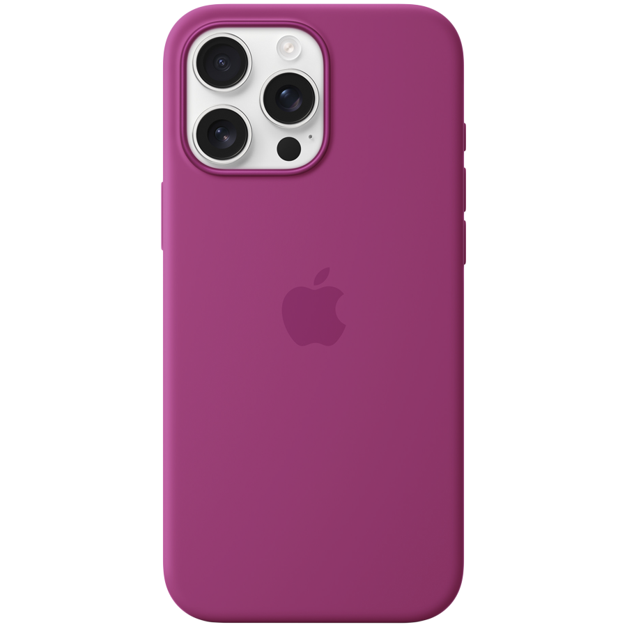 iPhone 16 Pro Max Silicone Case with MagSafe - Fuchsia (MYYX3ZM/A), Model A3316